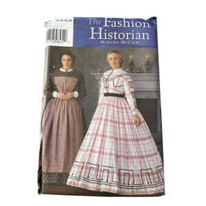 Simplicity Sewing Pattern 7212 Civil War Era Dress Sizes 14-20 Martha McCain